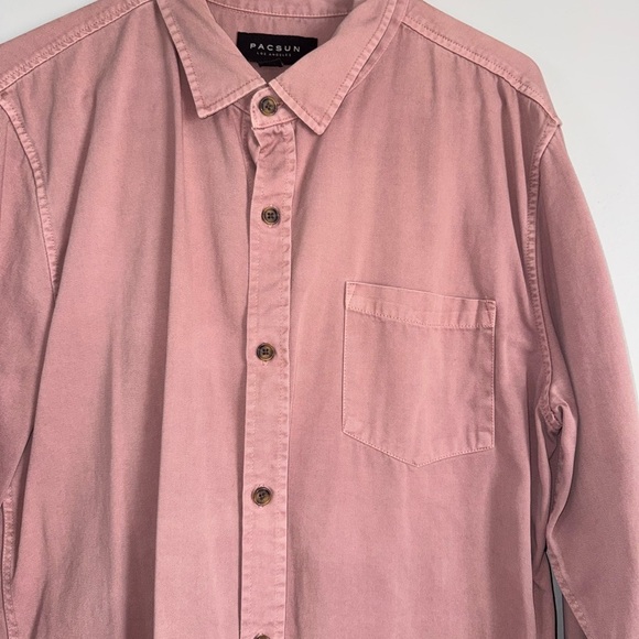 Large Muave men’s button up shirt PACSUN - Picture 2 of 5